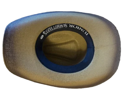 Kids Tan Twisted Straw Cowboy Hat
