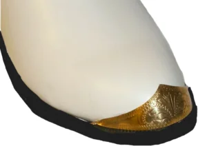 gold cowboy boot tip