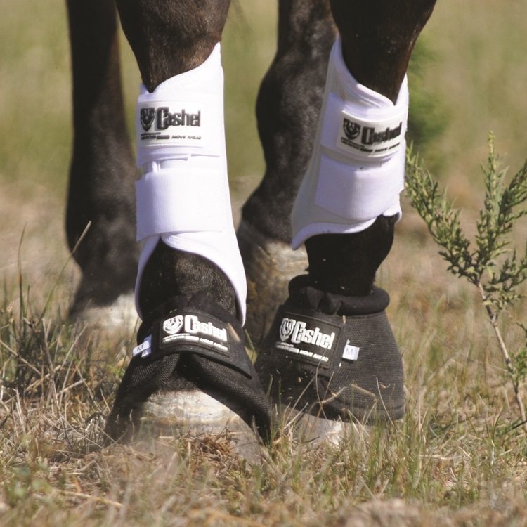 Pair of Horse No Turn Black Bell Boots Image