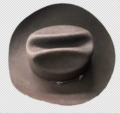 brown wool cowboy hat