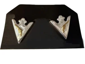 Silver and Gold Gun collar tips USA made