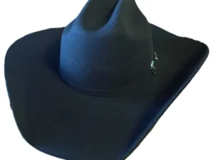 4x black wool cowboy hat