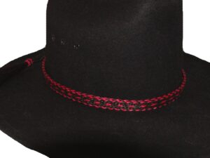 hot pink horse hair cowboy hat band