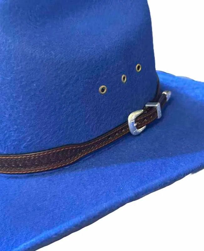Brown Basketweave Rawhide Leather Hat Band - Western Star - USA Made 2 Brown Basketweave Rawhide Leather Hat Band - Western Star - USA Made