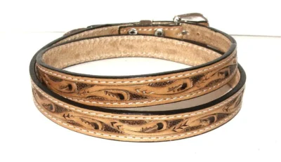 leather cowboy hat band