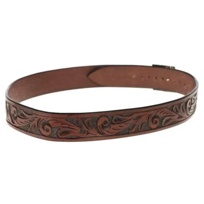Tooled Leather cowboy Hat Band.