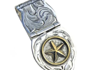 Western star Silver Money Clip