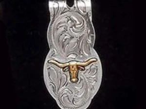 cowboy Silver Money Clip