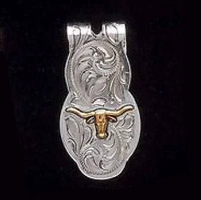 cowboy Silver Money Clip