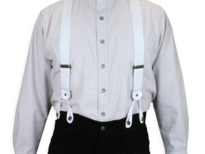 Scully Rangewear Black French Satin Suspenders 1.5 Image