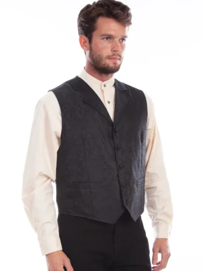 Mens dress western vests