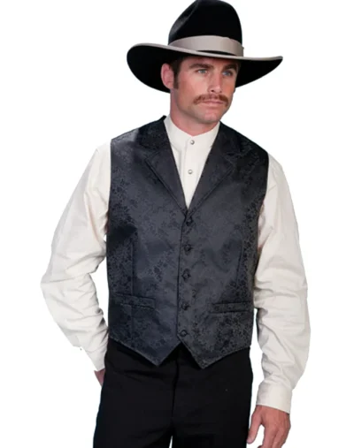 men's old west vest