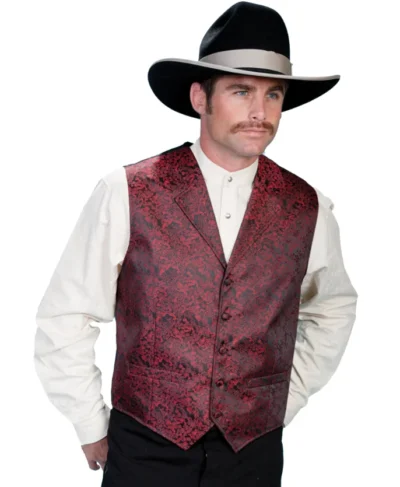 men's old west vest