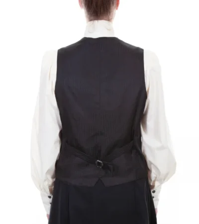 Womens Scully Victorian Turquoise Teal Paisley Vest <ul> <li>Paisley swirls</li> <li>Notched Lapels</li> <li>Adjustable back</li> <li>XS -2XL</li> </div> •