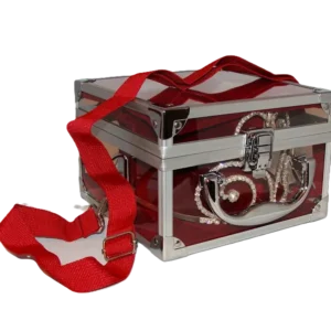 Cowboy Hat Tiara Crown Travel Carry Case