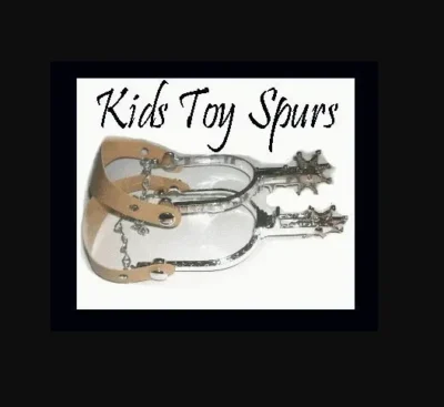 Kids or Adult Cowboys Replica Western Spurs Will fit all boot sizes •