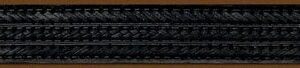 Black Woven Leather western belt