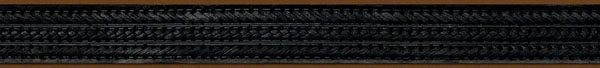 Black Woven Leather western belt