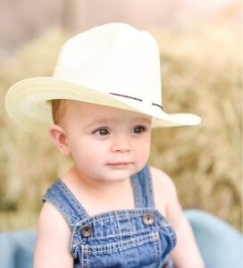 Wild Cowboy Toddler straw cowboy hat Product Image