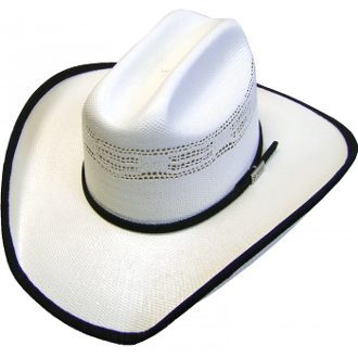 Black Fabric Bounded Edge with Matching Hat Band