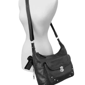 leather concealed carry handbag