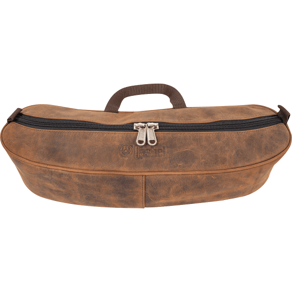 Distressed Brown Leather Horse Cantle Saddle Bag