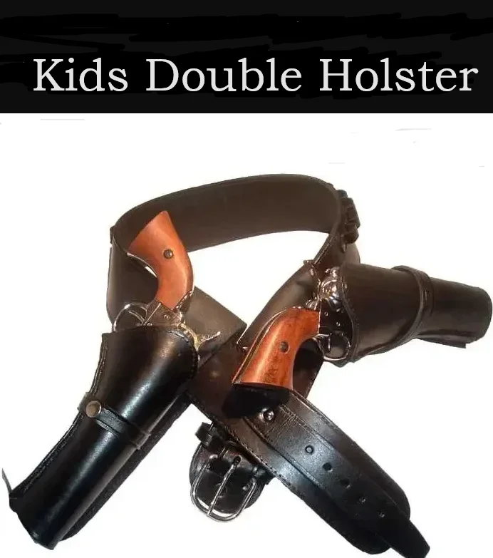 The Wild Cowboy • Kids Genuine Leather Gun Holsters