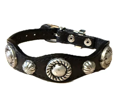 leather western bracelet with buckle