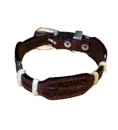 leather rawhide western bracelets