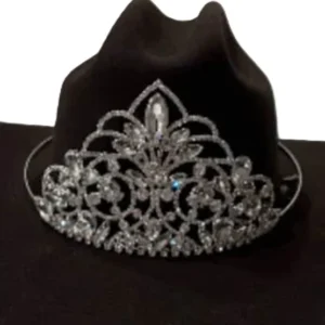 rhinestone cowboy hat tiara