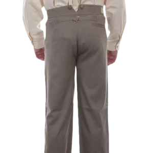 herringbone old west pants for men