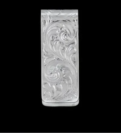 Western Silver Money Clip