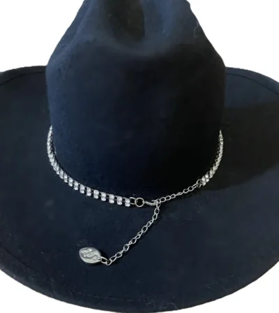 Rhinestone cowboy hat band