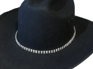 Rhinestone cowboy hat band