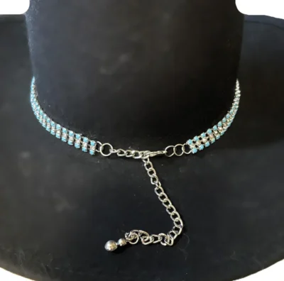 Rhinestone cowboy hat band