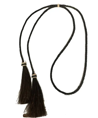 horse hair bolo tie string with tassels