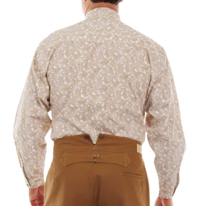 Men's ivory Paisley Frontier Shirt