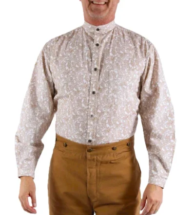 Men's ivory Paisley Frontier Shirt