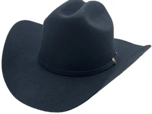 oxford grey wool cowboy hat