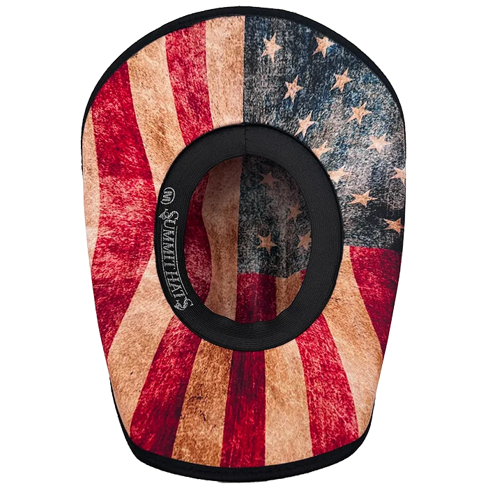 USA FLAG cowboy hat