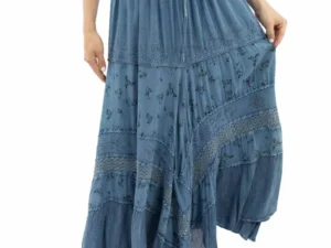 embroidered western skirt