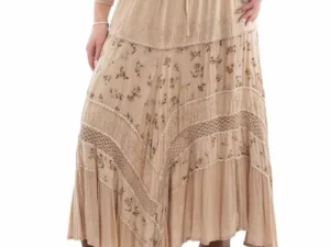 embroidered western skirt