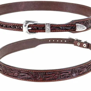 ROSE Leather Cowboy Hat Band