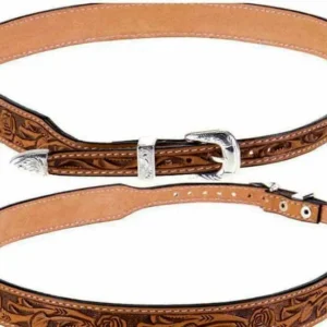 Rose Leather Cowboy Hat Band