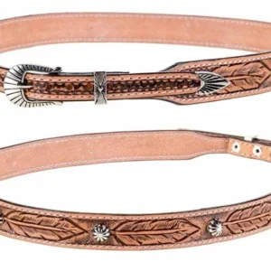 arrowhead Leather Cowboy Hat Band
