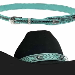 arrowhead Leather Cowboy Hat Band