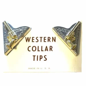 Cowboy pistol collar tips