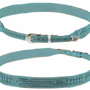 3/4" Arrowhead Tooled Cowboy Hat Band USA