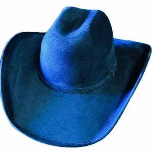 Vegan suede cowboy hats