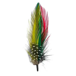 Multi Colored Cowboy Hat Side Feather